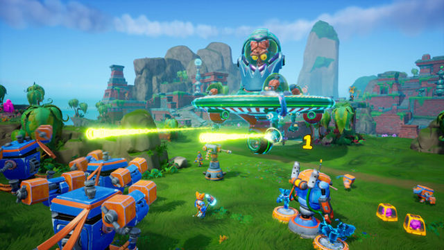Hình ảnh trong game Chip n Clawz vs The Brainioids v1.0.23185-P2P