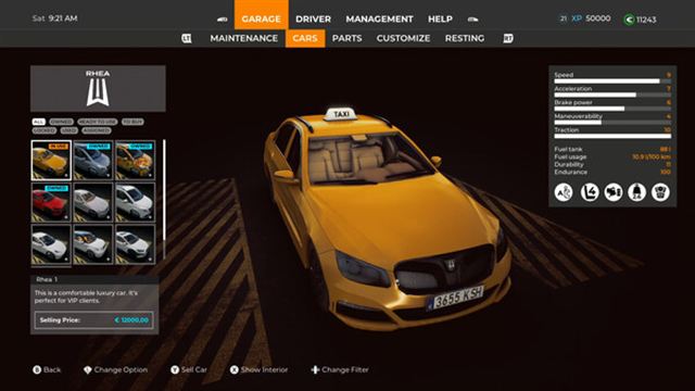 Hình ảnh trong game Taxi Life A City Driving Simulator Delivery Driver-RUNE