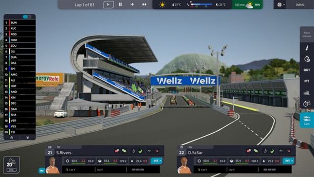 Hình ảnh trong game Open Wheel Manager 2-TENOKE