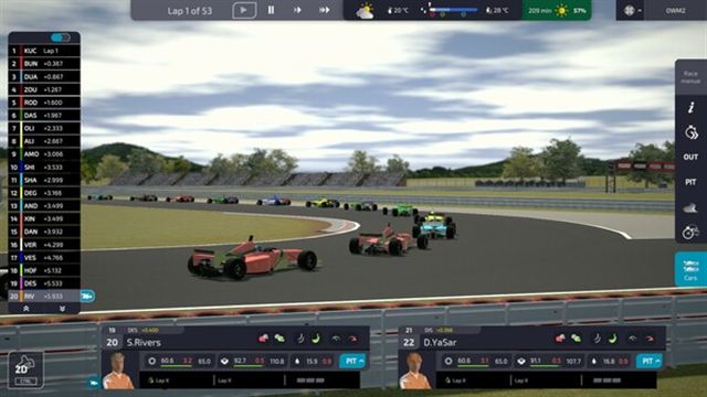 Hình ảnh trong game Open Wheel Manager 2-TENOKE