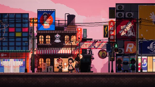 Hình ảnh trong game Maid Cafe on Electric Street-TENOKE