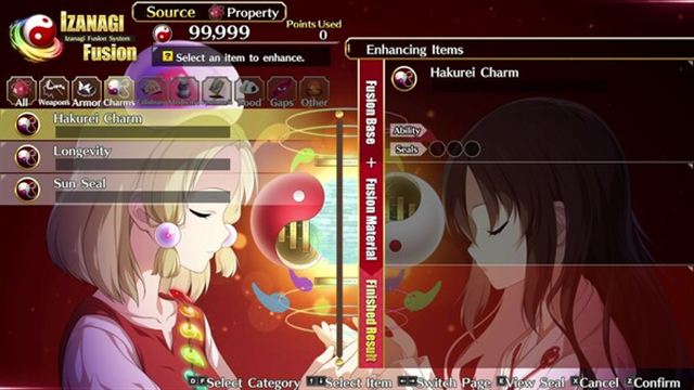 Hình ảnh trong game Touhou Genso Wanderer FORESIGHT v1.06-P2P