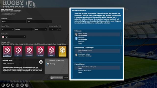 Hình ảnh trong game Rugby Union Team Manager 4 New Editor-SKIDROW