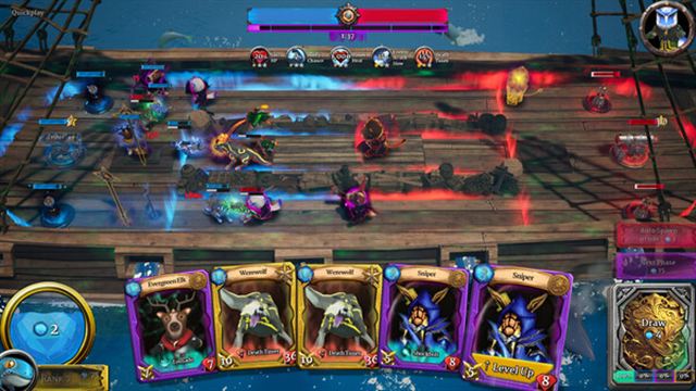 Hình ảnh trong game Battle Waves Card Tactics-TENOKE