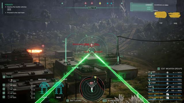 Hình ảnh trong game MechWarrior 5 Clans v1.0.107-P2P