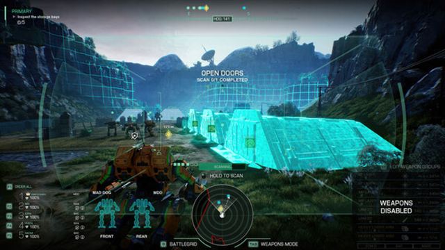 Hình ảnh trong game MechWarrior 5 Clans Trials of War-P2P