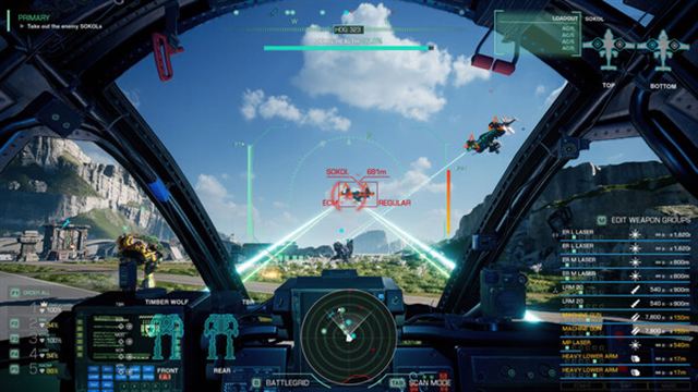 Hình ảnh trong game MechWarrior 5 Clans v1.0.107-P2P