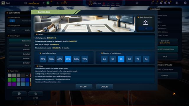 Hình ảnh trong game SeaOrama World of Shipping v2.0-P2P