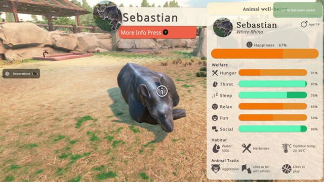 Hình ảnh trong game Zoo Simulator-TENOKE