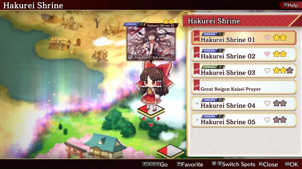 Hình ảnh trong game Touhou Danmaku Kagura Phantasia Lost v1.8.1-P2P