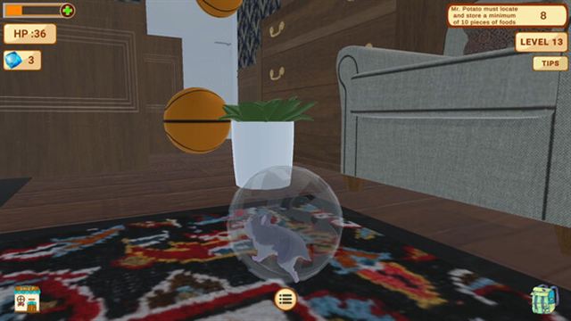 Hình ảnh trong game Hamsterball Potatos Great Escape-TENOKE