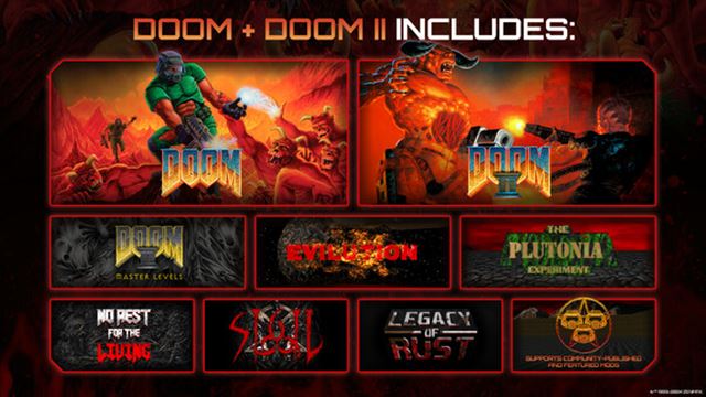 Hình ảnh trong game DOOM plus DOOM II Enhanced Edition v20250417-P2P