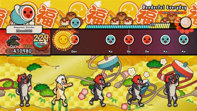 Hình ảnh trong game Taiko no Tatsujin Rhythm Festival-TENOKE