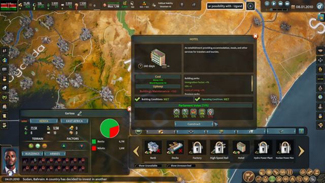 Hình ảnh trong game Realpolitiks 3 Earth and Beyond-TENOKE