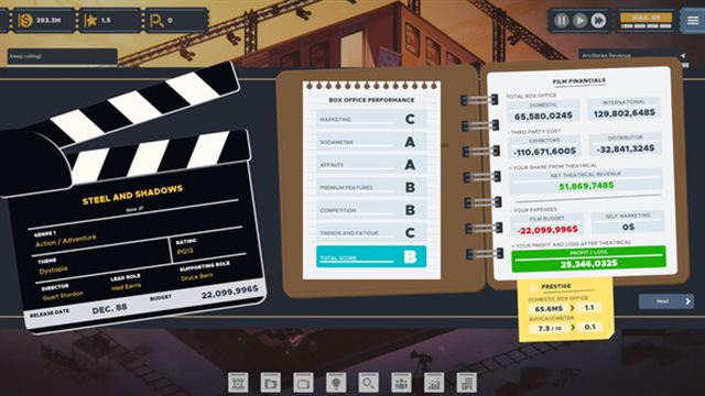 Hình ảnh trong game The Executive Movie Industry Tycoon-GoldBerg