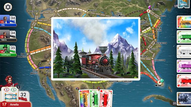 Hình ảnh trong game Ticket to Ride v1.5.1-P2P
