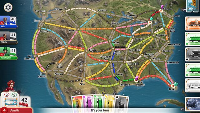 Hình ảnh trong game Ticket to Ride v1.5.1-P2P