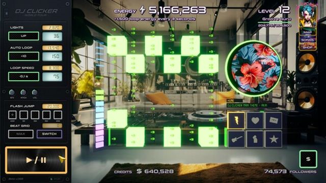 Hình ảnh trong game DJ Clicker World Tour-TENOKE