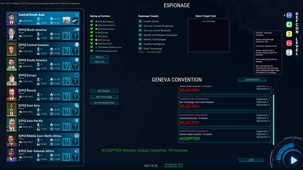 Hình ảnh trong game ICBM Escalation v1.0.5a-P2P