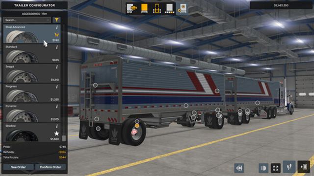 Hình ảnh trong game American Truck Simulator v1.53.2.5s-P2P
