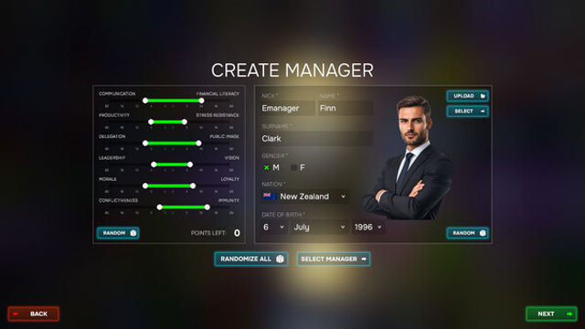 Hình ảnh trong game Esports Manager 2026-TENOKE