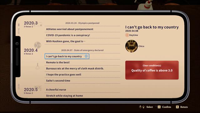 Hình ảnh trong game Tokyo Coffee Grinding in the Pandemic-TENOKE