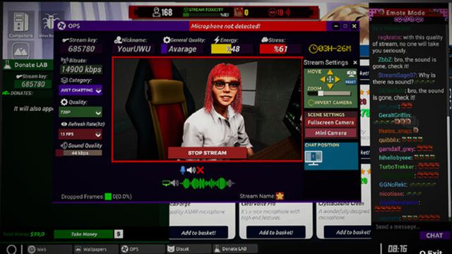 Hình ảnh trong game Streamer Life Simulator 2 Brain Rot Early Access