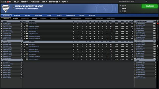 Hình ảnh trong game Franchise Hockey Manager 11-TENOKE
