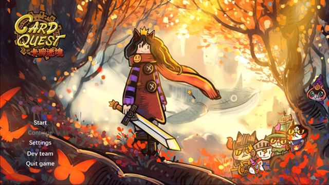 Hình ảnh trong game CARD QUEST-TENOKE