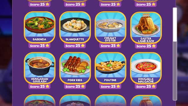 Hình ảnh trong game MasterChef Learn to Cook-TENOKE