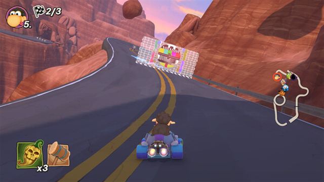 Hình ảnh trong game Moorhuhn Kart 4-TENOKE