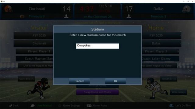 Hình ảnh trong game Pro Strategy Football 2025-TENOKE