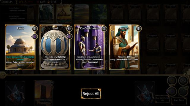 Hình ảnh trong game Cardwoven Empires-TENOKE