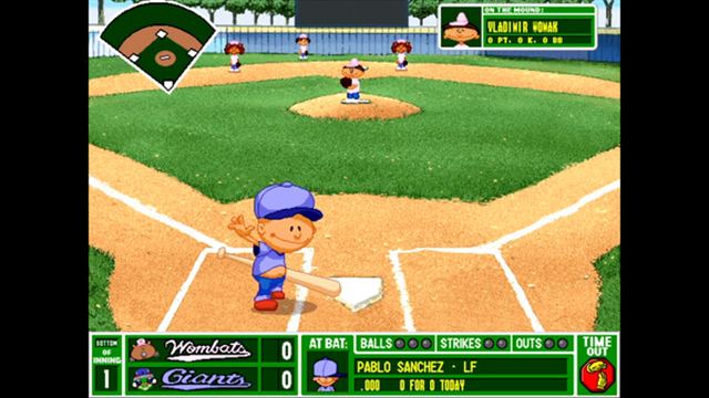 Hình ảnh trong game Backyard Baseball 97-GoldBerg