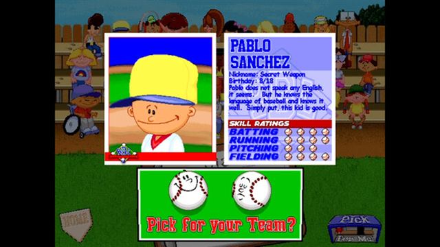 Hình ảnh trong game Backyard Baseball 97-GoldBerg