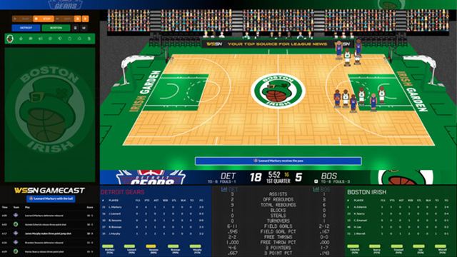 Hình ảnh trong game Draft Day Sports Pro Basketball 2025-TENOKE
