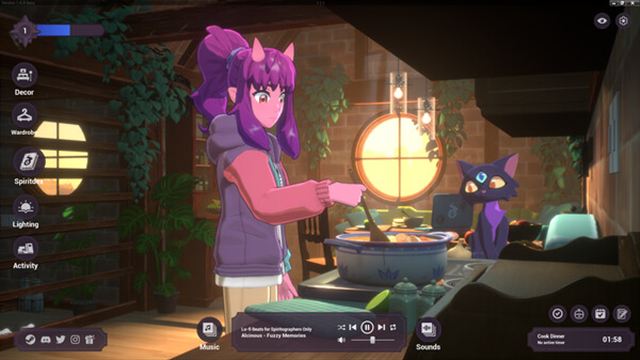 Hình ảnh trong game Spirit City Lofi Sessions Cozy Kitchen-TENOKE