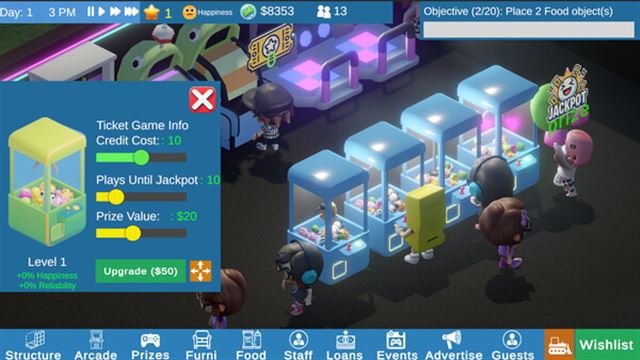 Hình ảnh trong game Arcade Manager Early Access