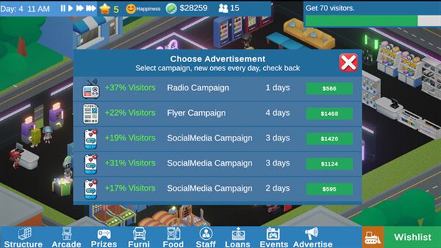Hình ảnh trong game Arcade Manager Early Access