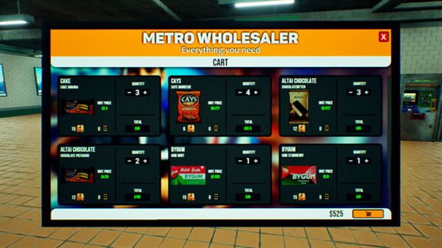 Hình ảnh trong game Metro Mini Market Simulator-TENOKE