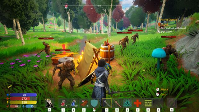 Hình ảnh trong game Monster Girl Saga Fallen Heroes-TENOKE