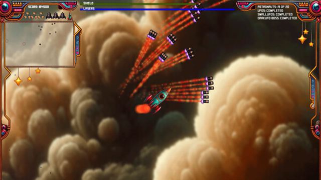 Hình ảnh trong game Asteroids and Aliens-TENOKE