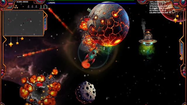 Hình ảnh trong game Asteroids and Aliens-TENOKE
