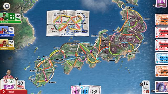 Hình ảnh trong game Ticket to Ride Japan Expansion-TENOKE