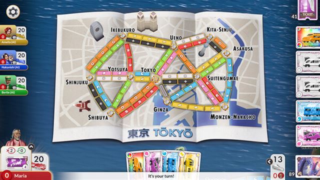 Hình ảnh trong game Ticket to Ride Japan Expansion-TENOKE