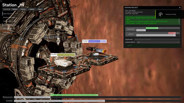 Hình ảnh trong game Delos Space Traffic Control-TENOKE