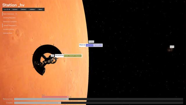 Hình ảnh trong game Delos Space Traffic Control-TENOKE