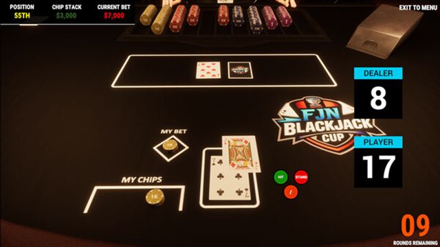 Hình ảnh trong game FJN Blackjack Cup-TENOKE