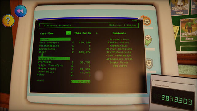 Hình ảnh trong game NUTMEG A Nostalgic DB Football Manager-TENOKE