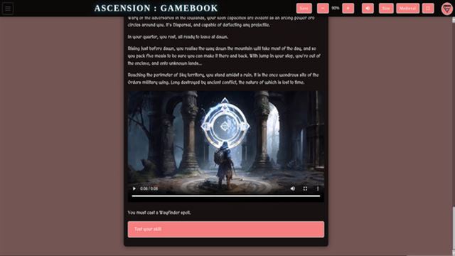 Hình ảnh trong game Ascension Gamebook-TENOKE